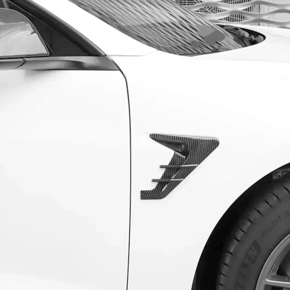 2 Stück Auto-Seitenkamera-Schutzabdeckungen Aufkleber Dekorations-Sticker Modifikationszubehör für Tesla Model 3 Model Y 2018-2023 – Detail 9