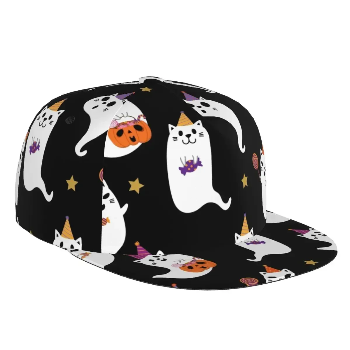 

Halloween Ghosts 3D Print Baseball Cap Casual Sun Hat Elegant Ethnic Style Fashion Stage Hip Hop Women Men