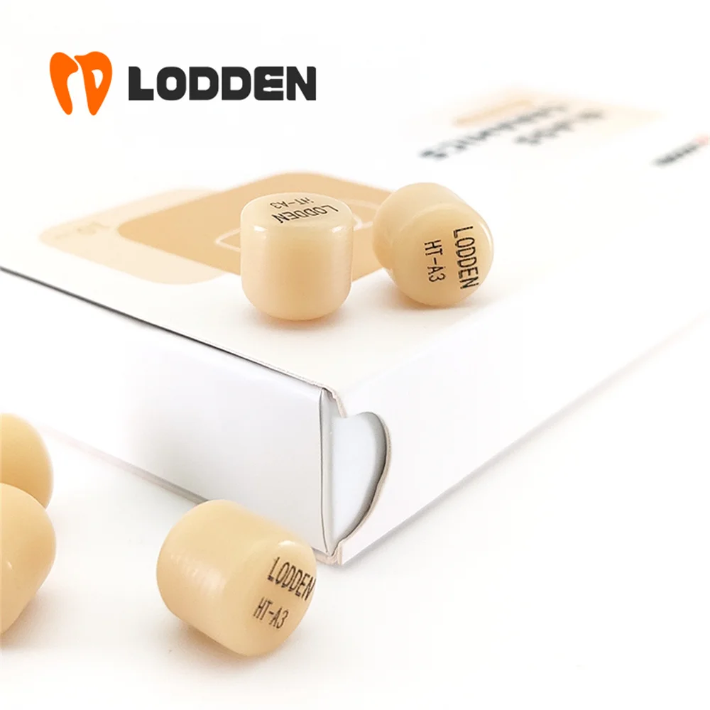 Lamden 5 pçs/set imprensa lingotes de cerâmica de vidro material de laboratório dental pressionando disilicato bloco de lítio-ht/lt