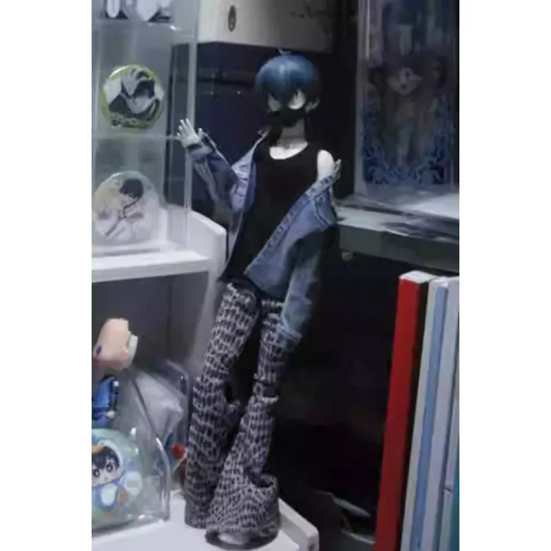 Escala 1/6, soldado feminino, tendência, solto, casaco de trabalho, camisa jeans lavada para figura de ação de 12 polegadas, acessórios, corpo diy