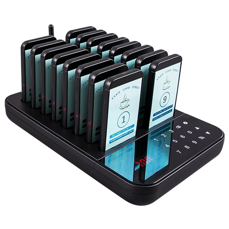 Wireless food pickup device QC160/QC200/QC300 milk tea shop vibration food pickup device dessert shop queue call device food pic