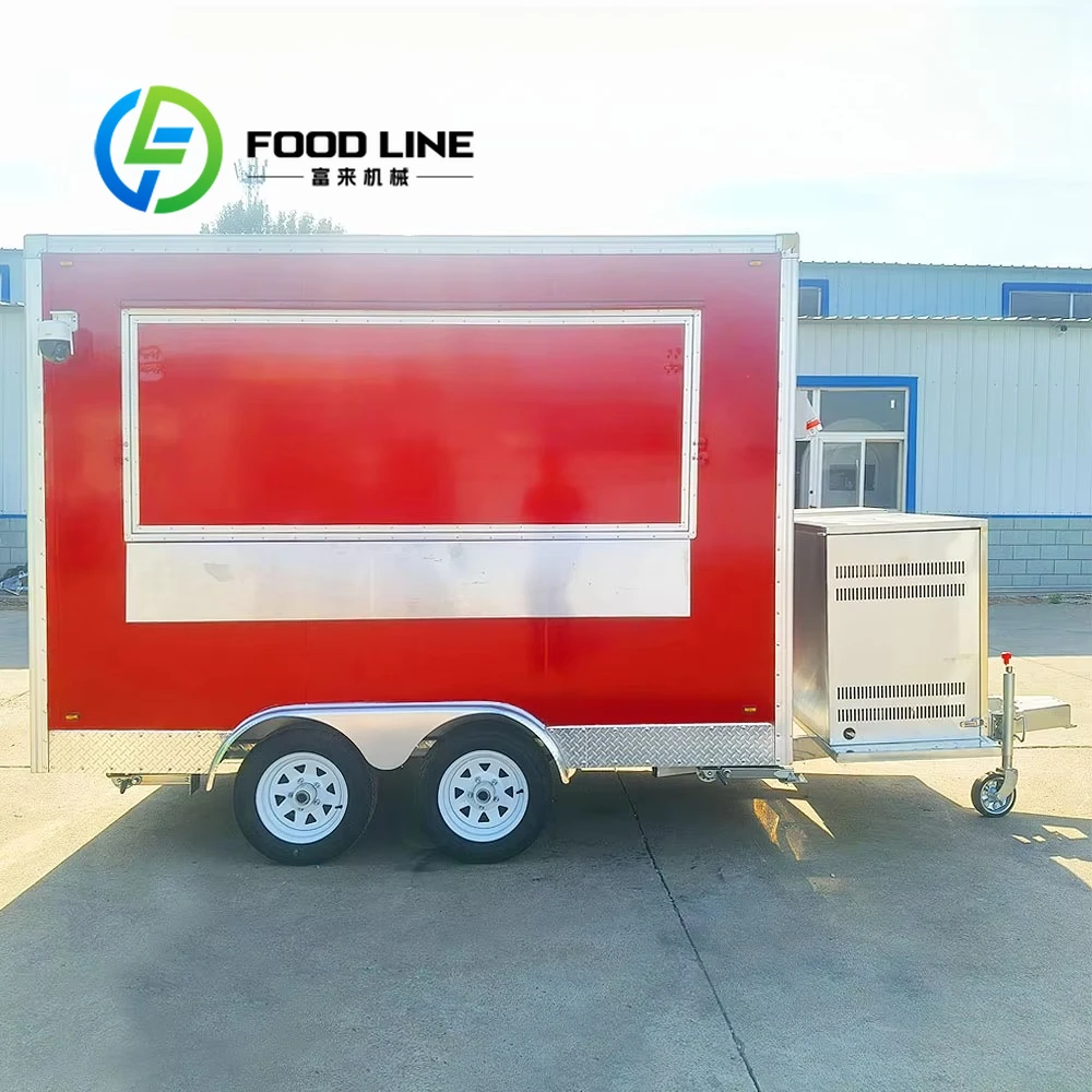 

Customized Food Trailer With Quickly Equipped Kitchen for Fast Service Models