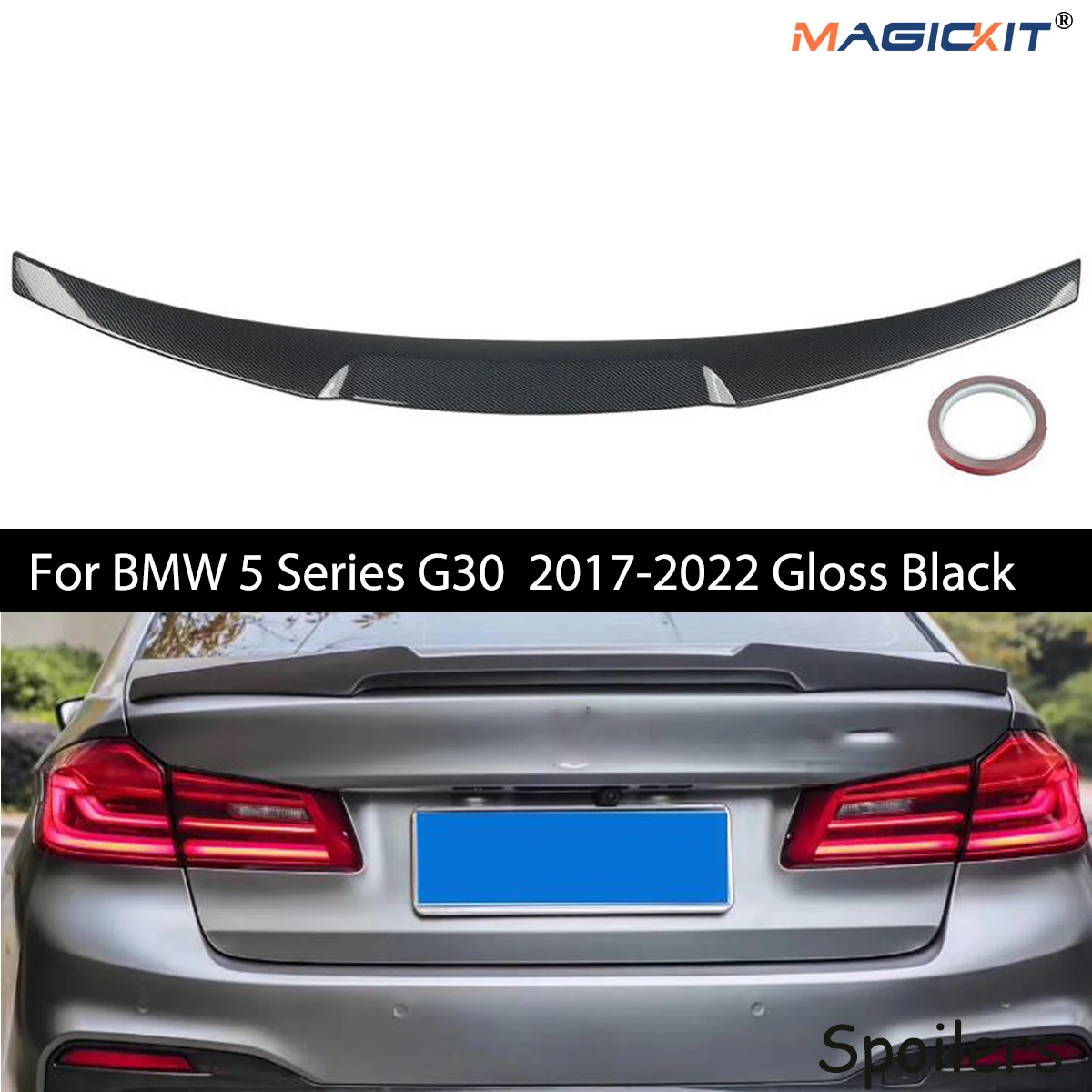 

M4 Style Wing Car Rear Tail Trunk Lip Spoiler For BMW 5 Series G30 SALOON 2017-2020 M5 F90 2014-2020 Accessories Body Kit Car