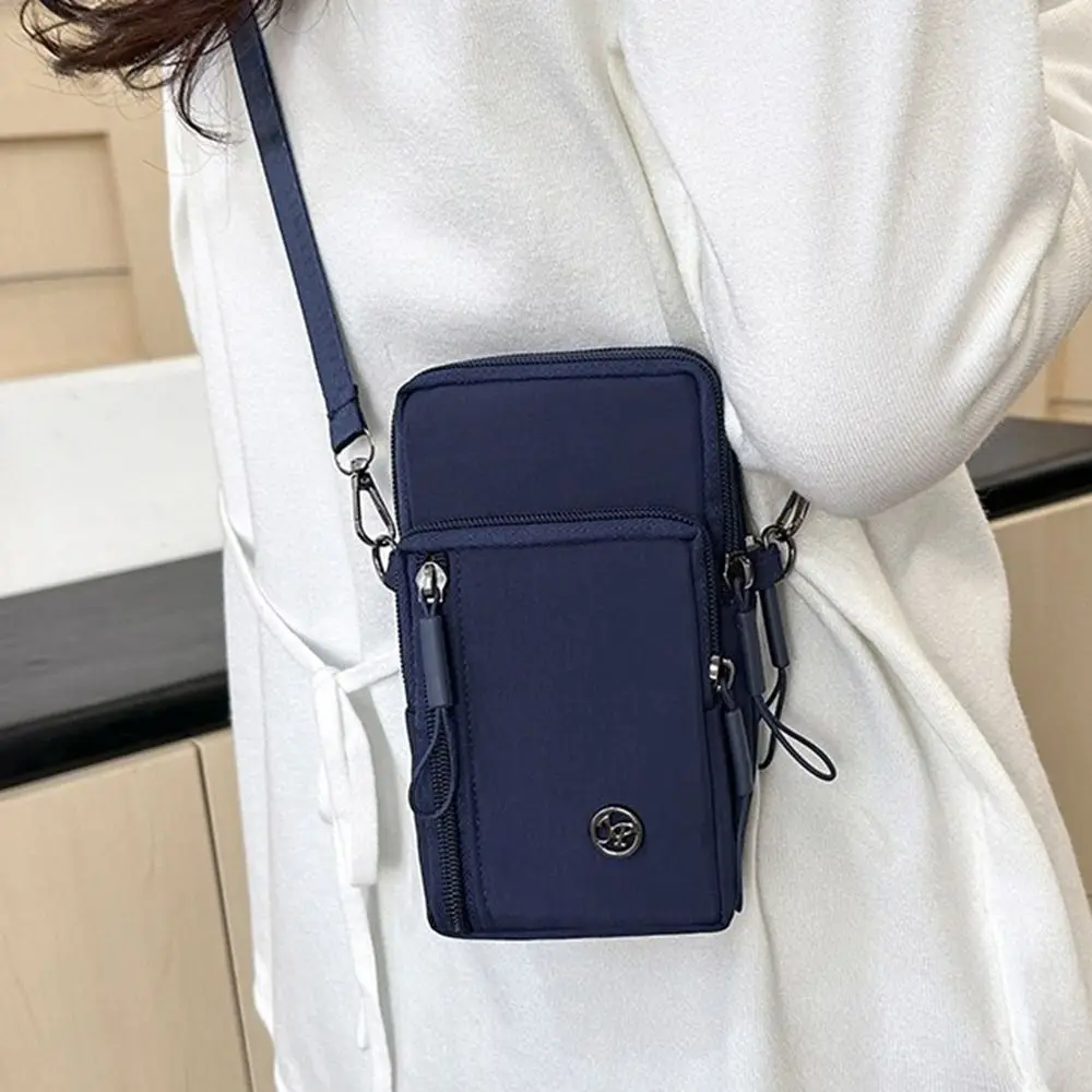 Повседневная сумка через плечо на молнии, многофункциональная водонепроницаемая сумка для ключей, кошелек для монет