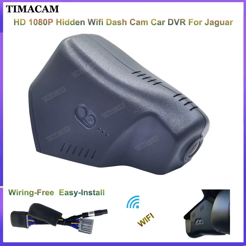 

TIMACAM For Jaguar XE XEL XF XFL X260 F-Pace SVR F-Type 2015-2021 Car DVR Video Recorde Full HD 1080P Dash Cam Easy installation