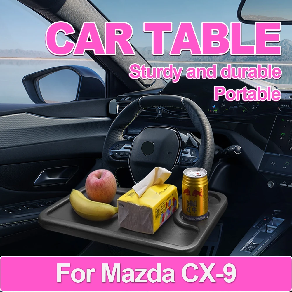

Car Table Foods Coffee Drinks Tray Board Eat Work Cart Drink Food Goods Holder Tray Vehicle Table Auto Cup Holder For Mazda CX-9