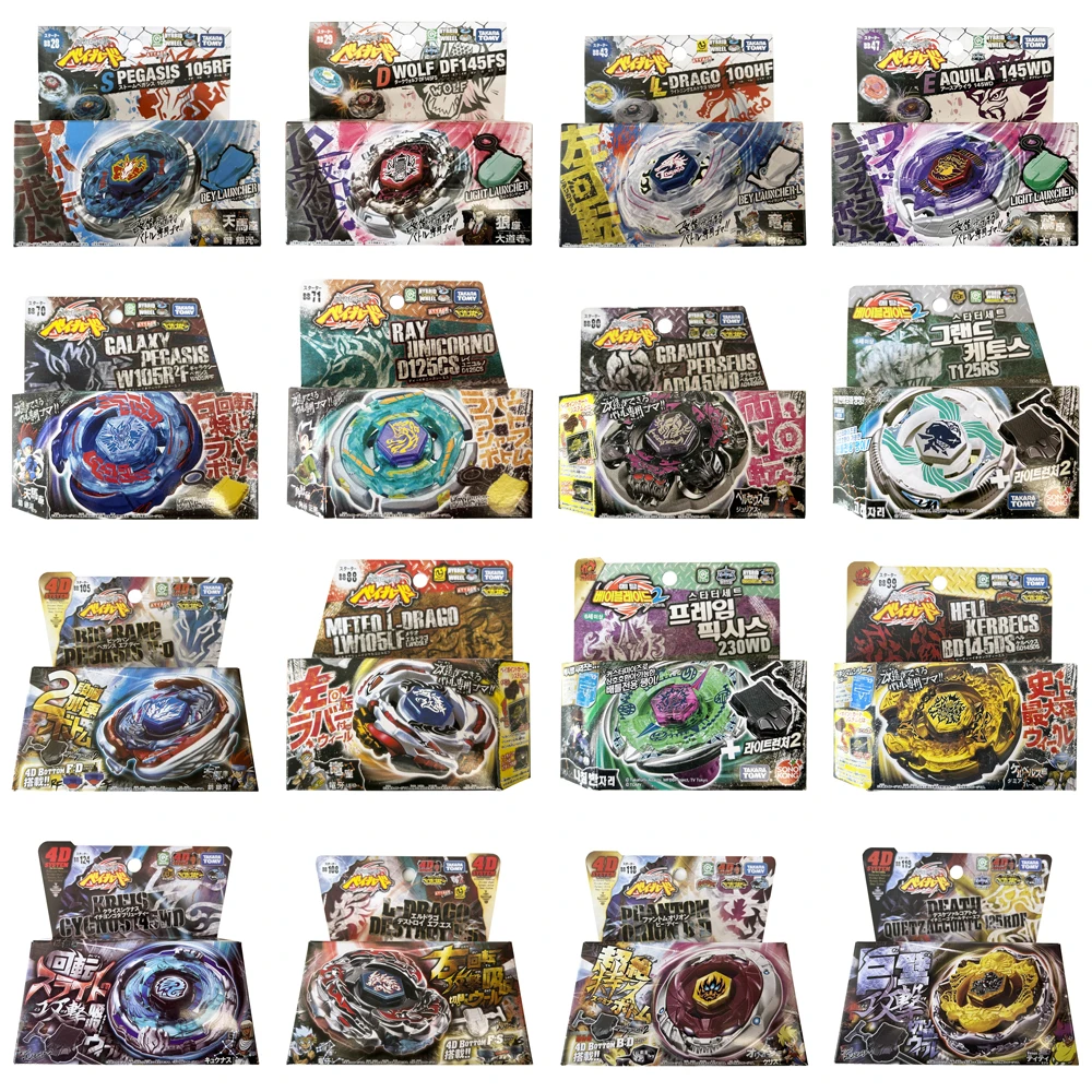 Takara Tomy Bey BB28 S Pegasis 105RF BB70 Galaxy Pegasis W105R2F BB105 BB47 BB80 BB88 BB108 BB119 Juguete Giratorio