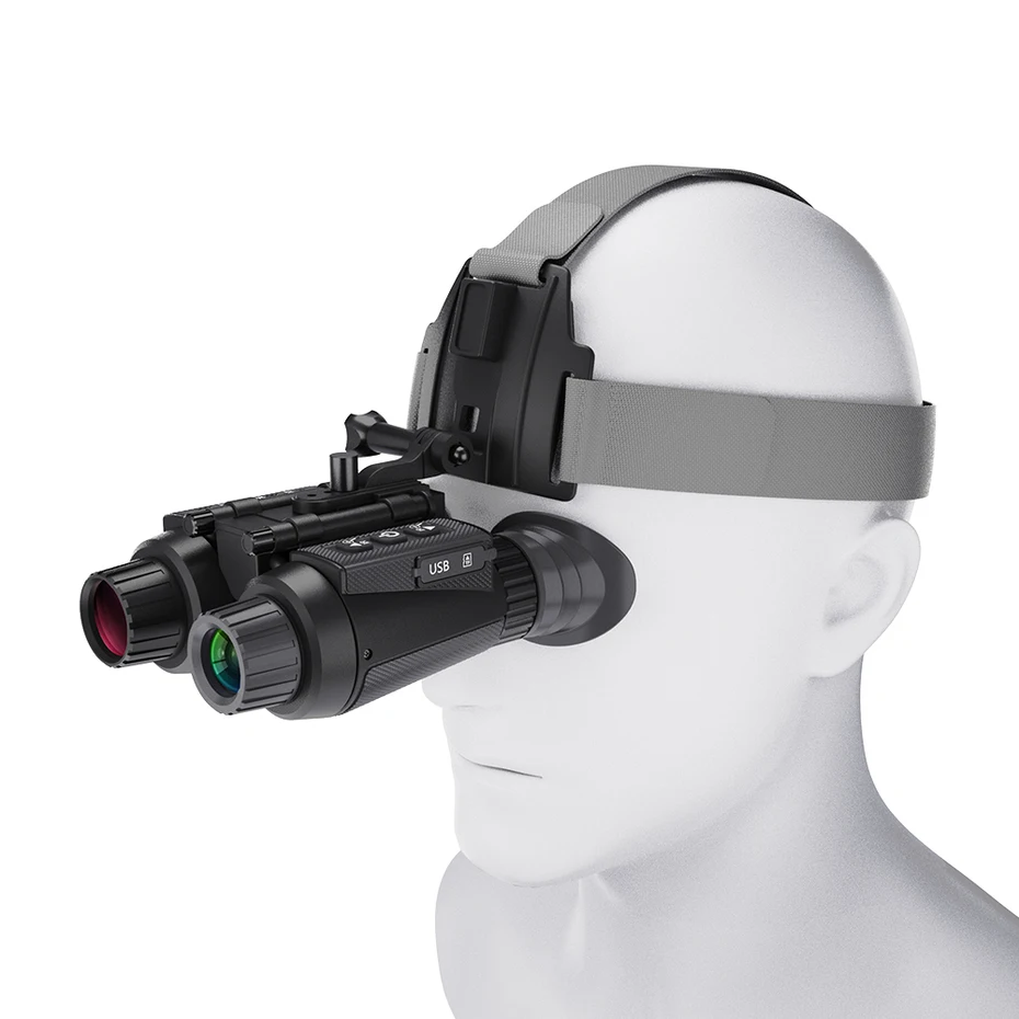 7X Magnification 4 Colors Viewing Effects Long Range Night Vision Goggles For Hunting And Security
