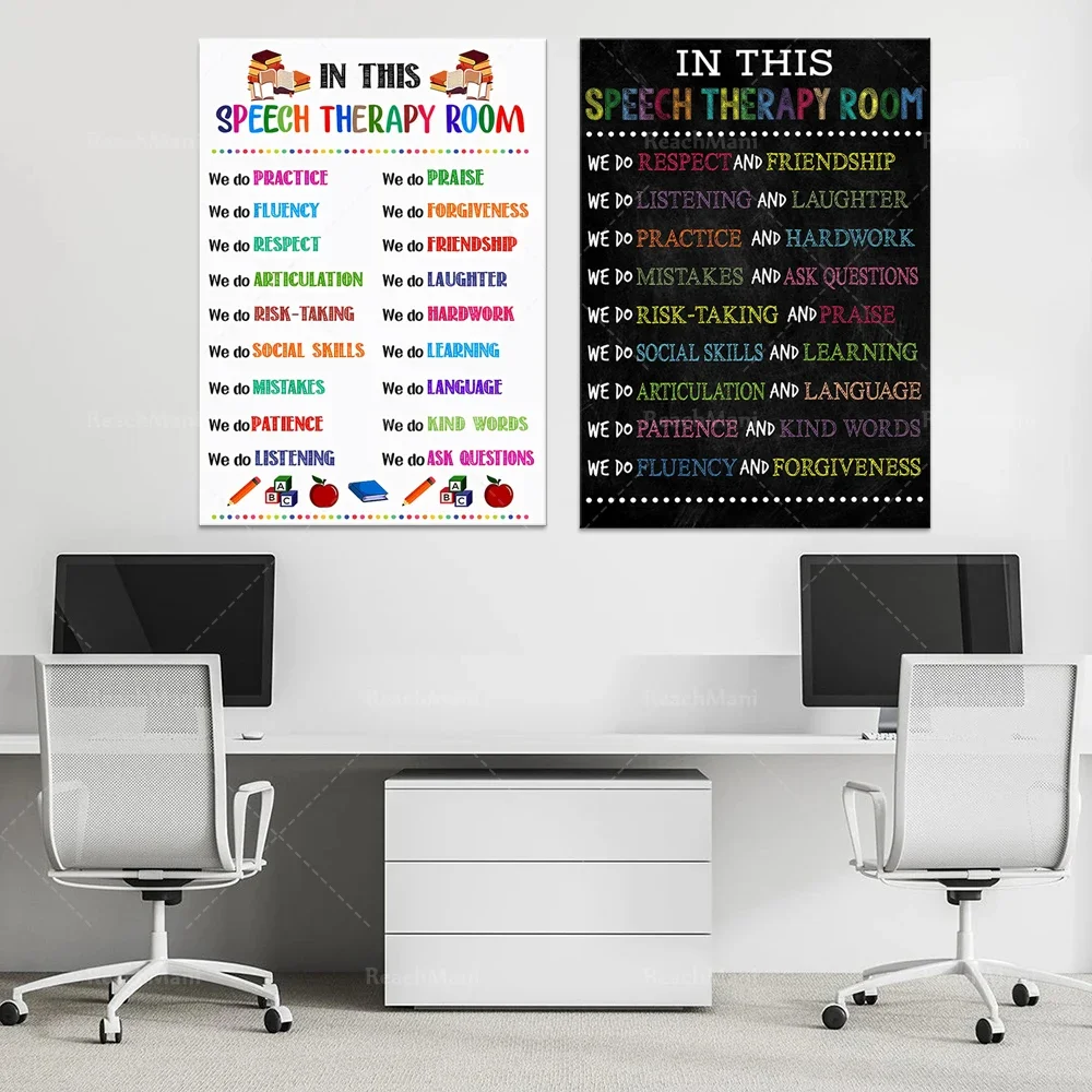 In this speech therapy room poster, speech language pathologist, speech language pathologist office decoration, classroom decora