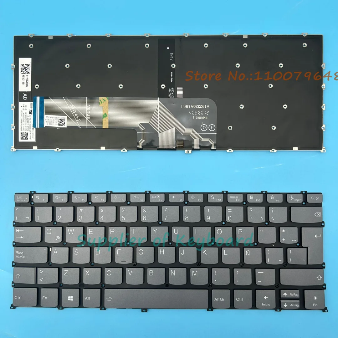 English/Russian/French/Latin Spanish/UK/Portuguese Keyboard For Lenovo Yoga Slim 7-14ARE05 7-14ITL5 7-14IIL05 7-14ITL05 Backlit
