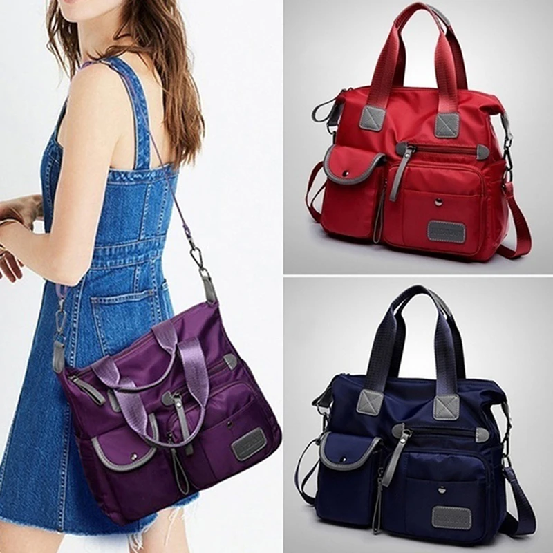 New Ladies Tote Bag Fashion Nylon Waterproof Casual Shoulder Mummy Bag Large Capacity Messenger Bags 2024 High Quality All-Match