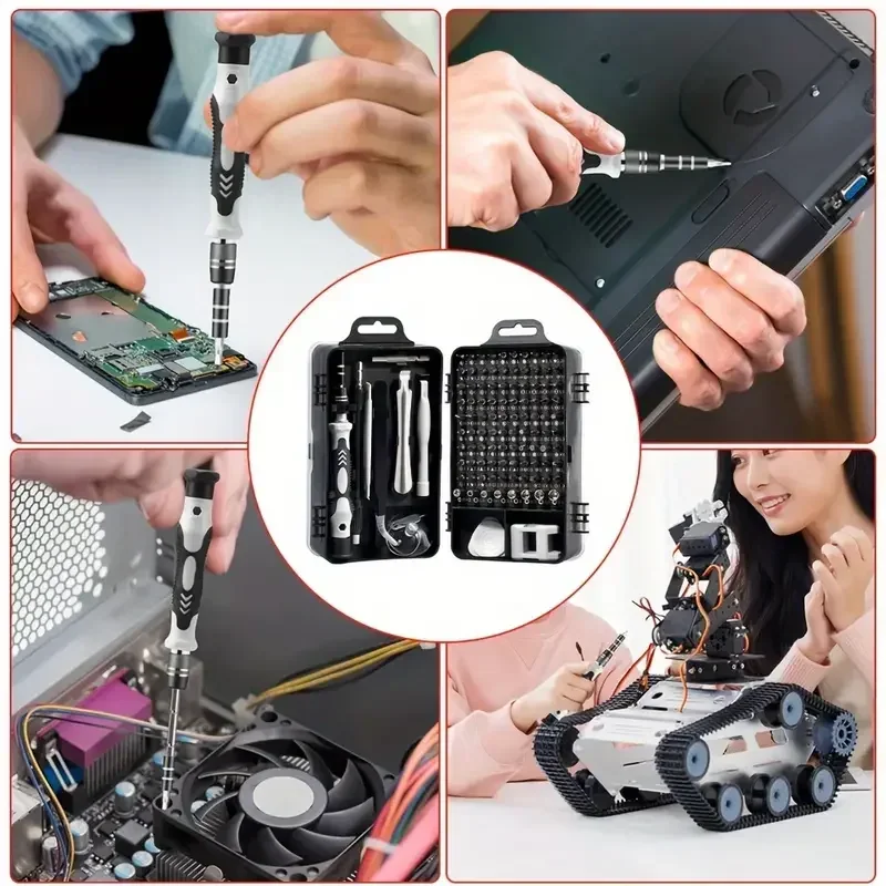 Final 115-1 precision screwdriver set for electronics, PC, laptop, phone, MacBook Repair, professional toolkit for every task