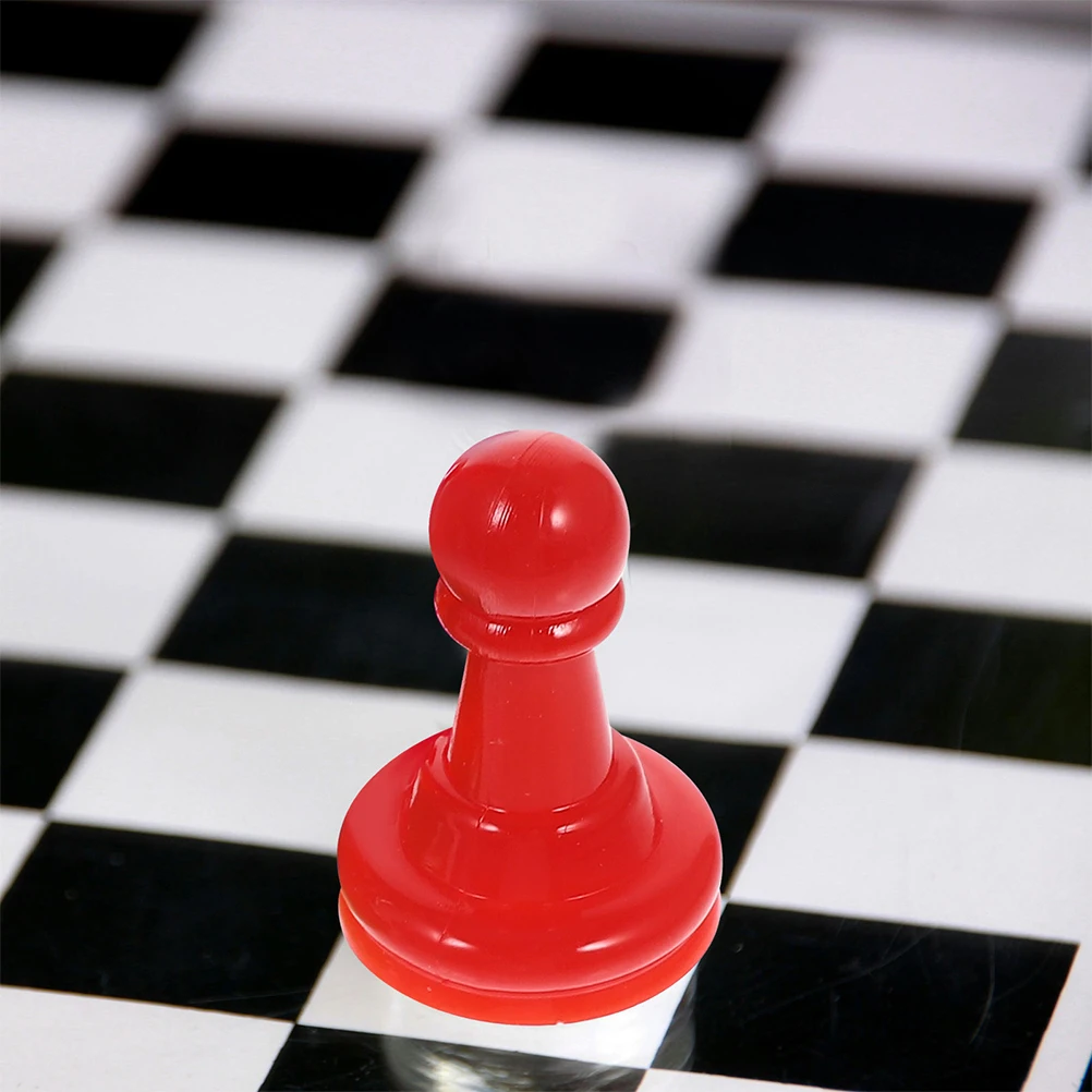 

64pcs Game Pieces Plastic Chess Set Party Tabletop Markers Accessories Bingo Markers Counters Family Fun