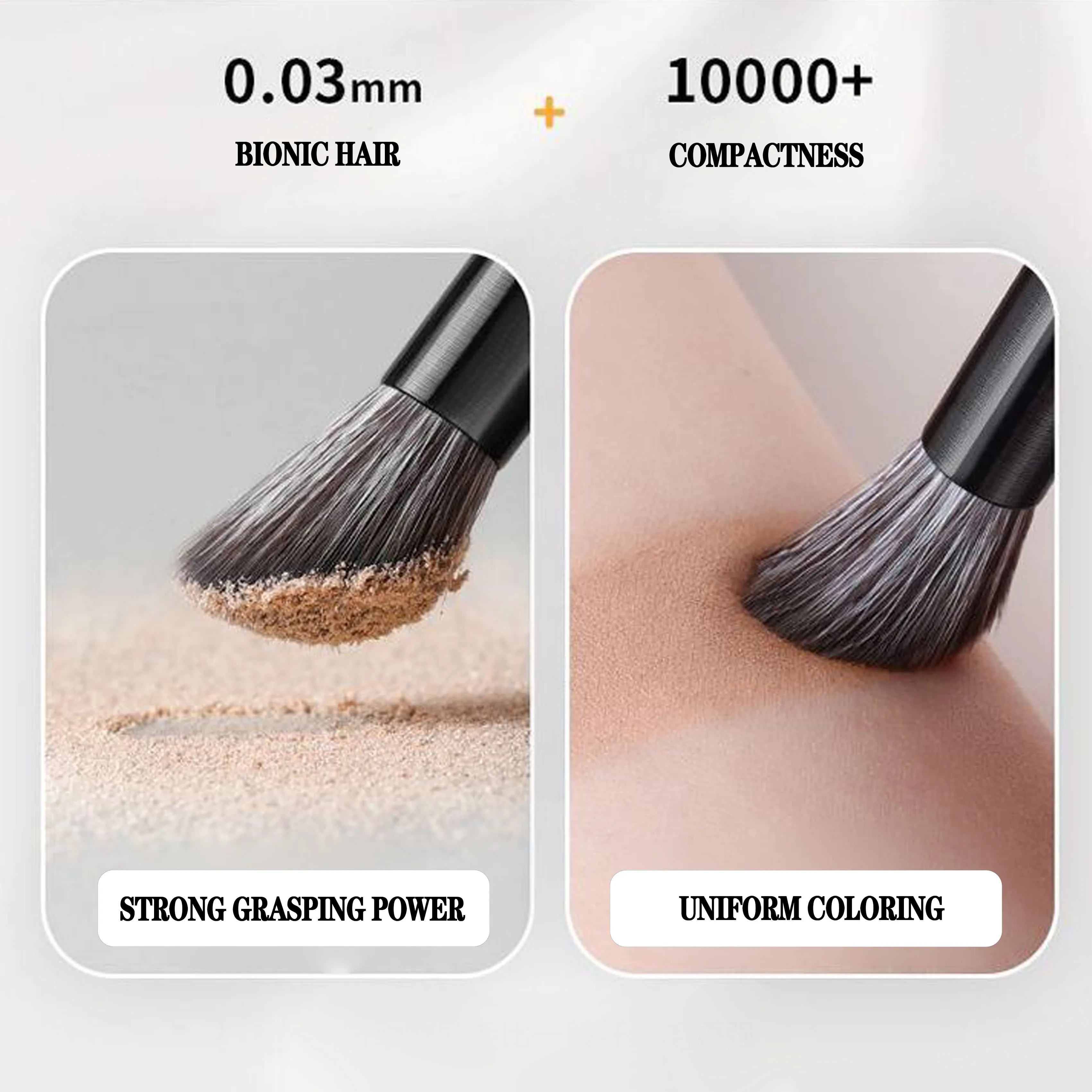 Conjunto de pincéis de maquiagem profissional para olhos macios, 6 peças, para mulheres, sombra, delineador, contorno de sobrancelha, cosméticos, ferramentas de beleza facial