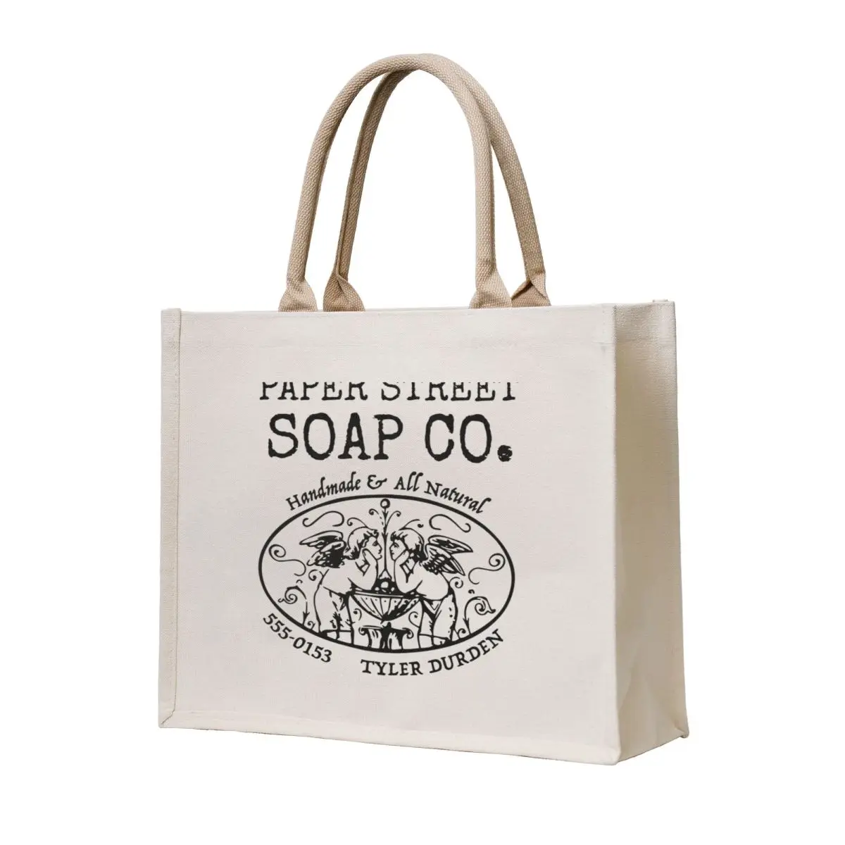 

Fight Club Film - Paper Street Soap Co. Tote Bag Lady bags large size bags great bag tote bags cloth