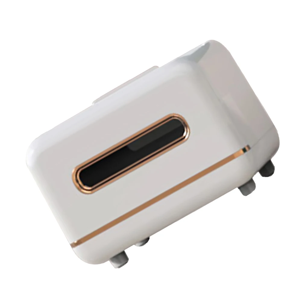 

Tissue Dispenser Storage Box Paper Organizer Napkin Holder Silica Gel Standing Anti Slip Home Car Use Multi Function Phone Stand