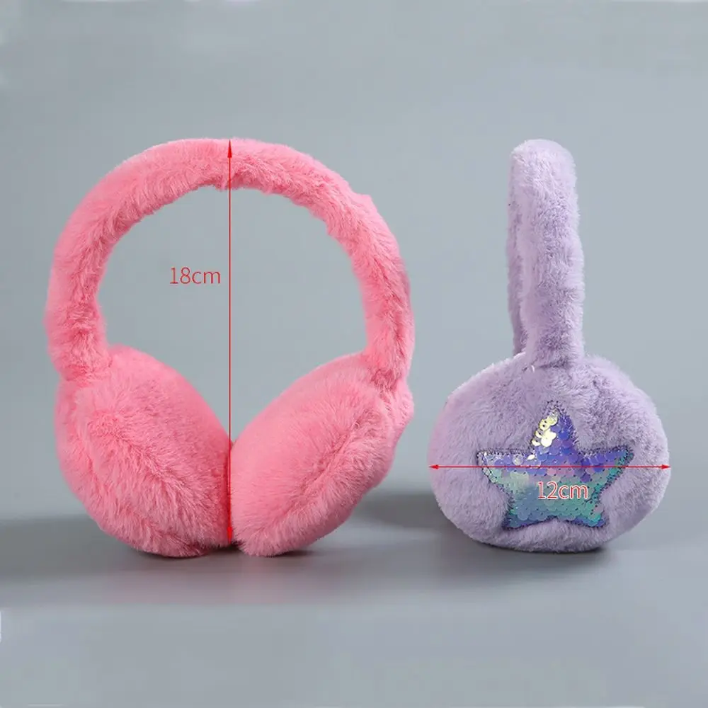 Fashion Plush Ear Warmer Thickening Winter Warm Ear Cover Anti-Freeze Ear Muffs for Women Girls