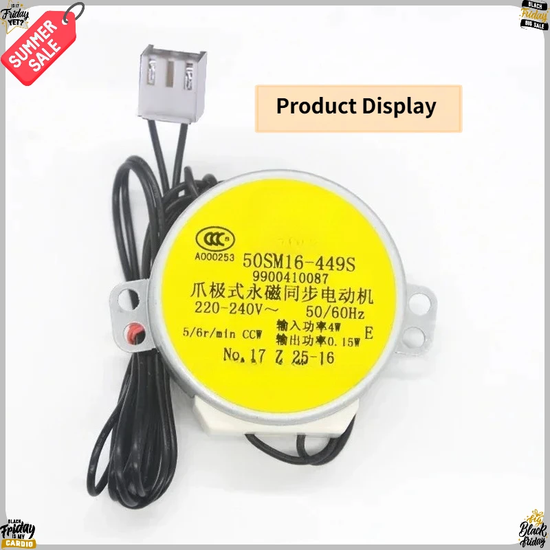 New for Mitsubishi Air Conditioner Swing Synchronous Motor  Left/Right Sweep Stepping Motor 50SM16-449S/228S