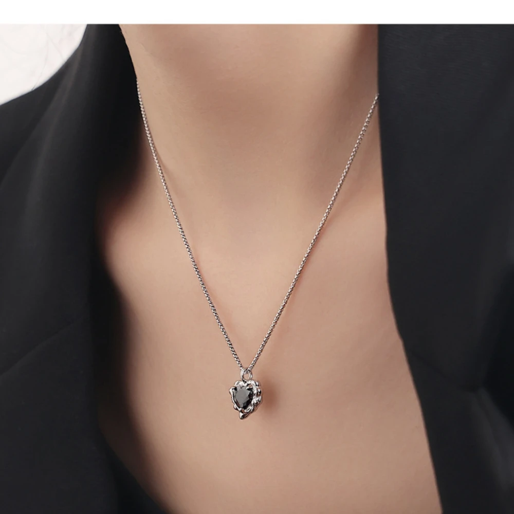 925 Silver Korean Style Pendants Trendy Fashion Jewelry 18K Plated Necklaces For Women Matching Stackable Designs Special Offer