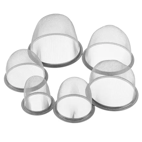 Diameter 5-8CM Reusable Silver Stainless Steel Mesh Tea Infuser Tea Brewing Set Strainer Teapot Spice Filter Drinkware