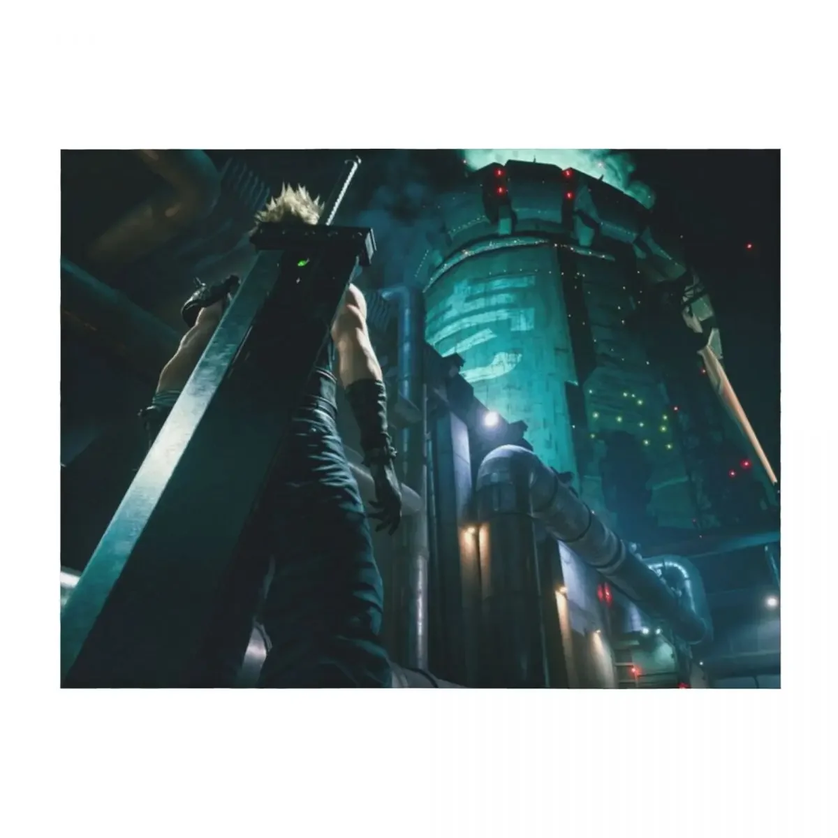 

Cloud Strife - Mako Reactor 1 [Remake] Throw Blanket bed plaid For Baby Thins Blankets For Baby Blankets