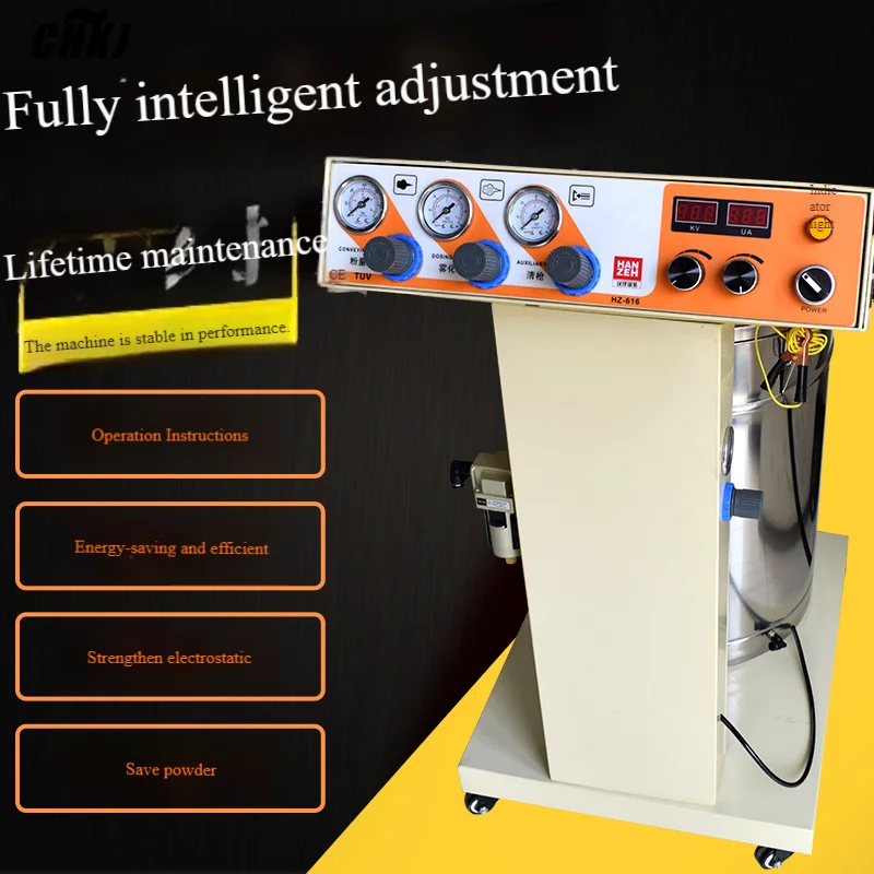2026 Hot sellingIntelligent Electrostatic Powder Coating Machine, Plastic Spray Gun for Powder Painting Equipment