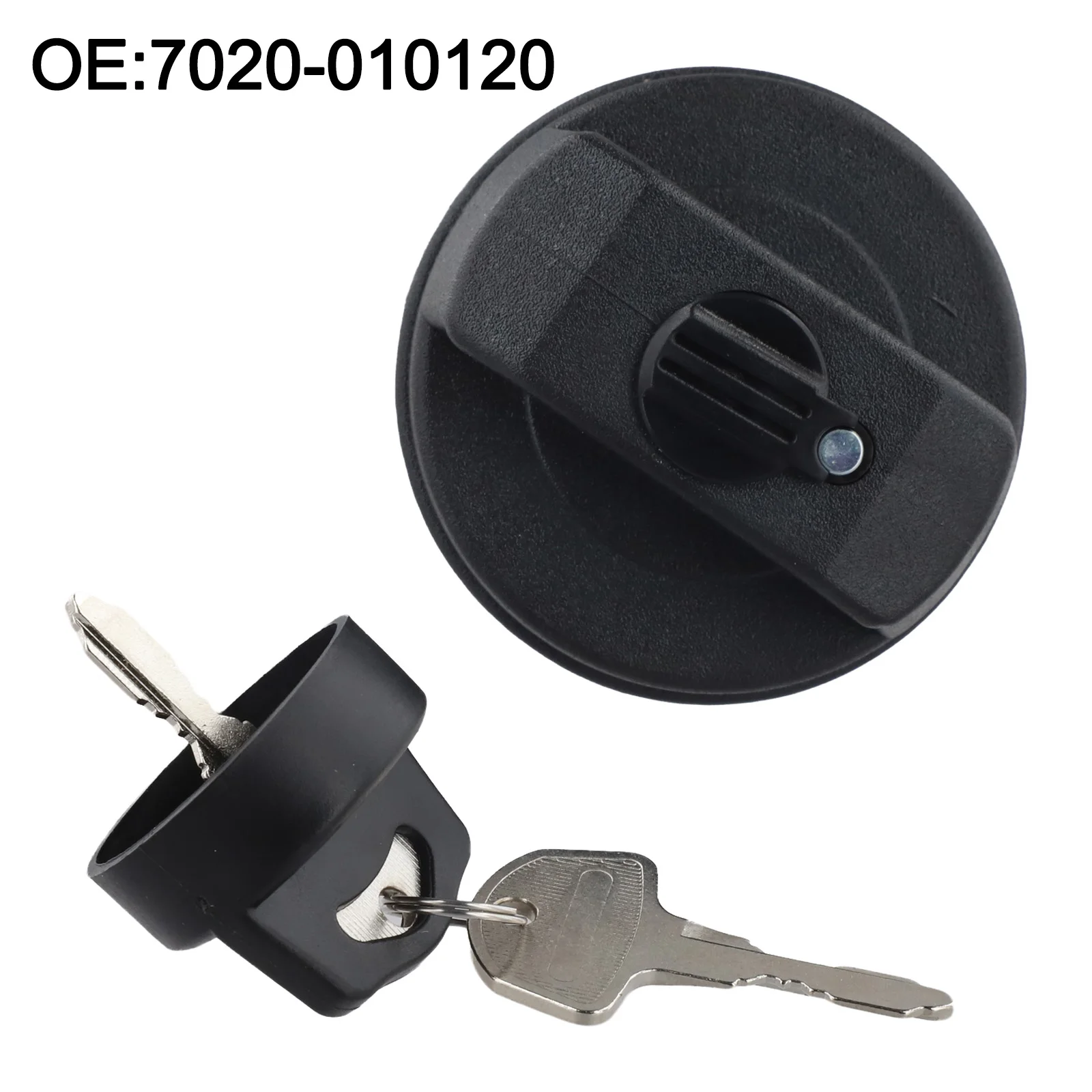 Black Fuel Cap Perfect Fit Prevents Leaks Robust Materials Vehicle Running Smoothly Convenience Keys Fuel Secure