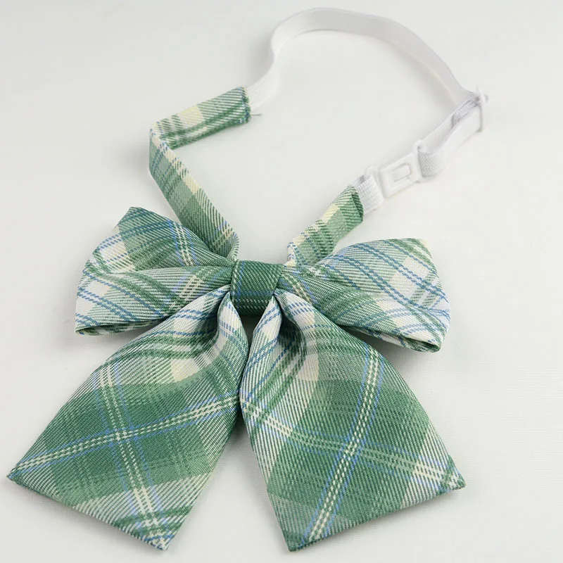 Womens Plaid Bow Tie High Quality Wearable Bow Tie Uniform and Cosplay Accessories Back to School Graduation Season Perfect Gift