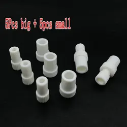 10 pz dentale piccolo tubo di aspirazione convertitore aspiratore Saliva adattatore di aspirazione da 11mm a 6.5mm/16mm a 11mm