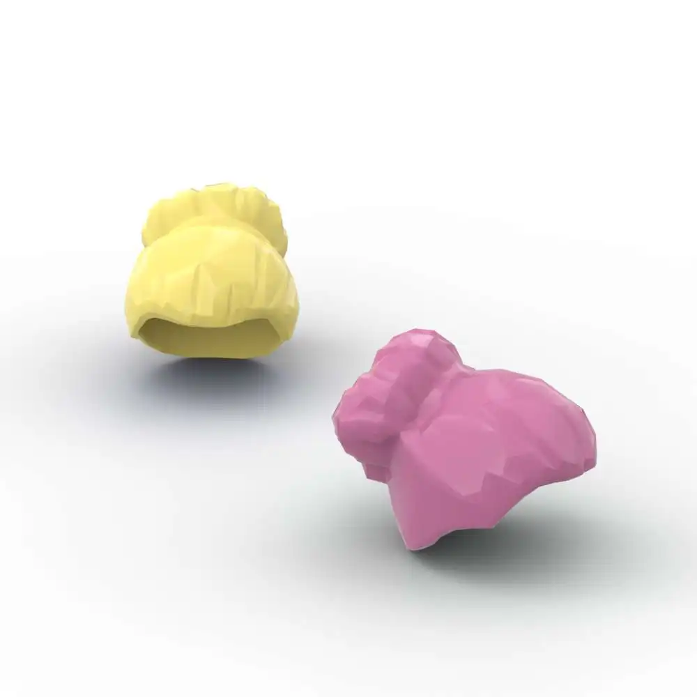 MOC 10 قطعة جزء الطوب 27186 الشعر الإناث مع كعكة عالية كبيرة اللبنات مجموعة ملابس الجسم لتقوم بها بنفسك تجميع فتاة لعب الأطفال الهدايا