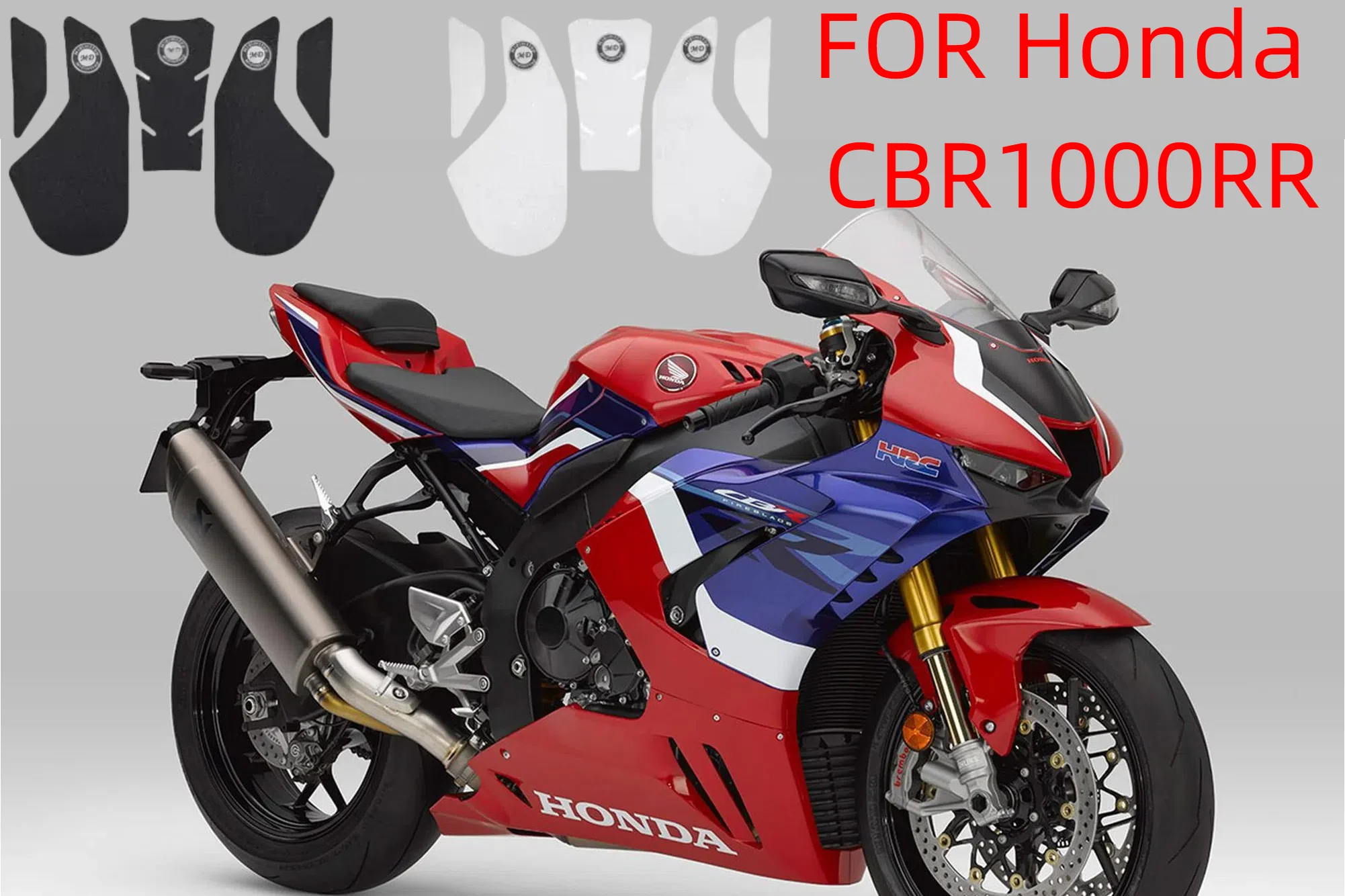 

Side Tank Pad Decals For Motorcycle Honda CBR1000RR 2004 2005 2006 2007 Accessories Knee Grip Traction Sticker Protection