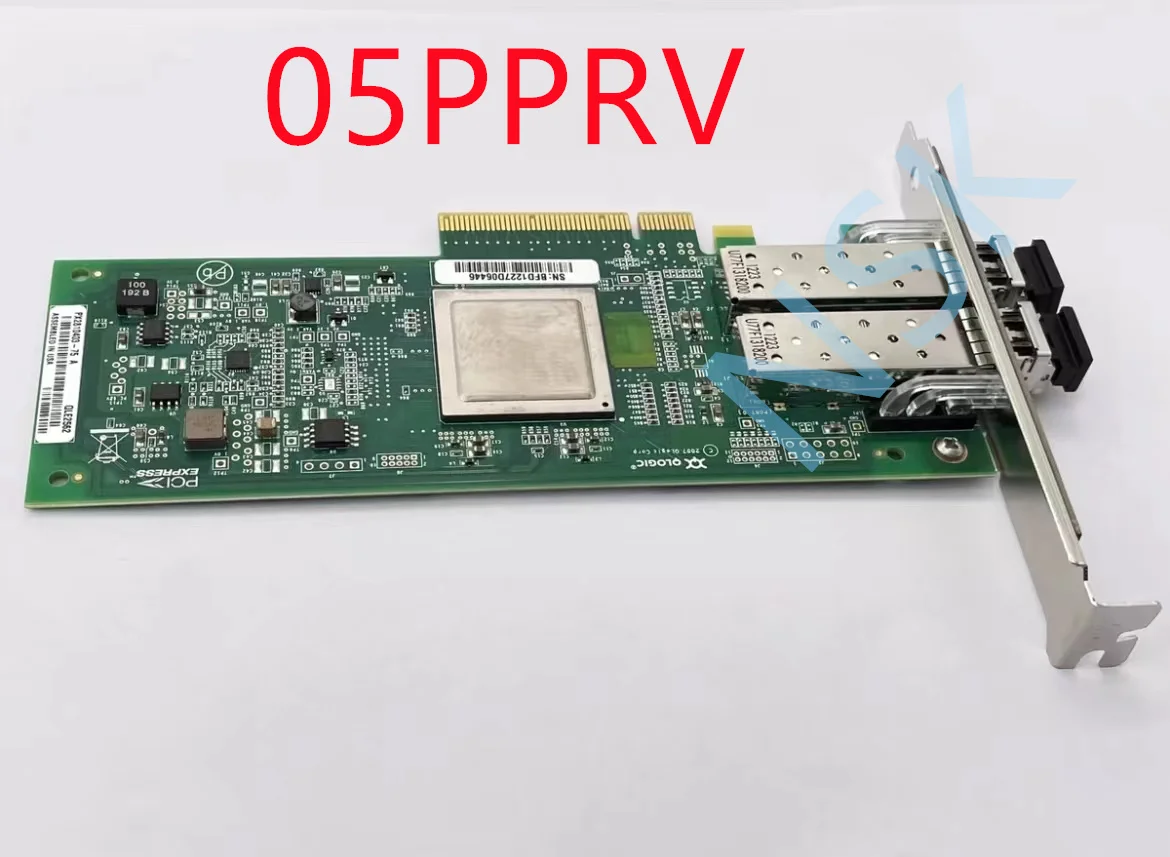 

0MFP5T MFP5T 5PPRV 05PPRV FOR DELL QLE2560 QLE2562 PCI-E dual port optical fiber card Fibre Channel card 8G HBA card dual port