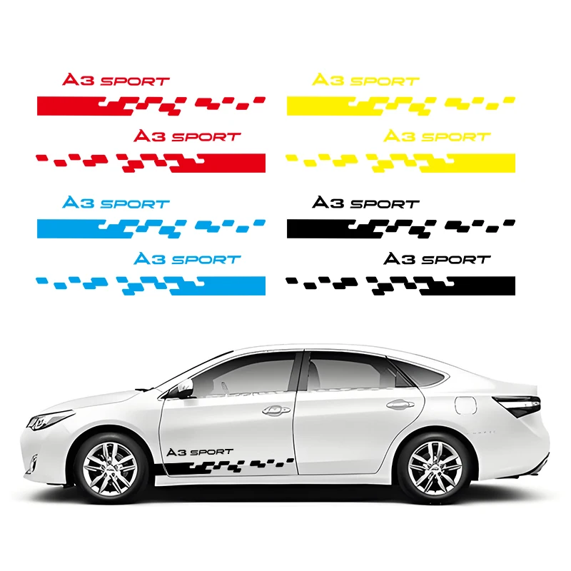 Car Door Side Sticker For Aiways U5 PRO U6 U7 2020 2021 2022 Graphics Stripes Style Decor Decal Cover Auto Tuning Accessories