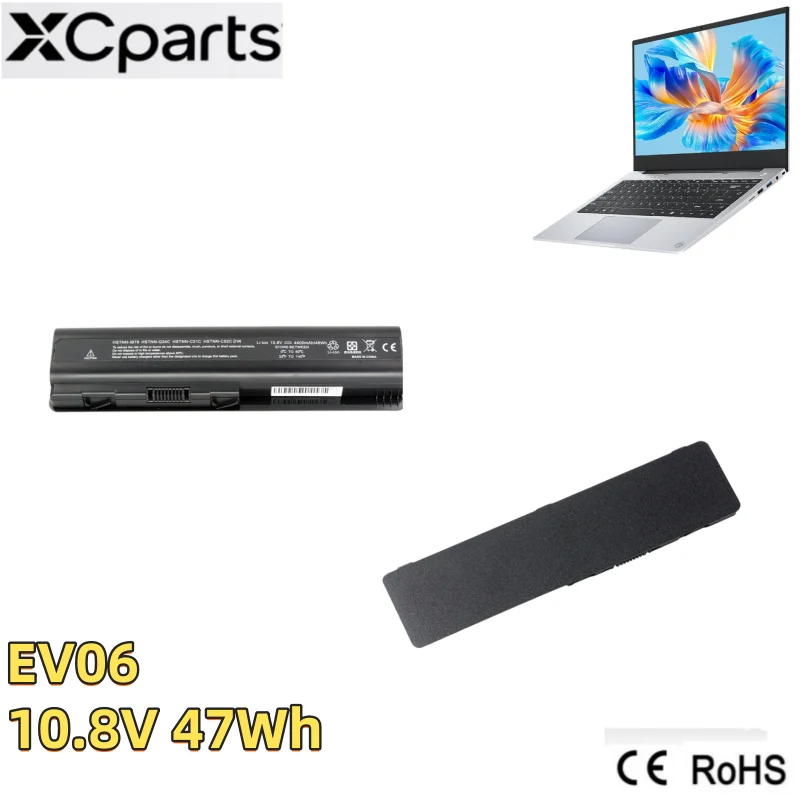 Xichen New Laptop Battery EV06 10.8V 47Wh 6Cell for HP Pavilion DV4 DV5 DV6 Presario CQ40 CQ45 CQ50 CQ60 CQ70 G60 G70
