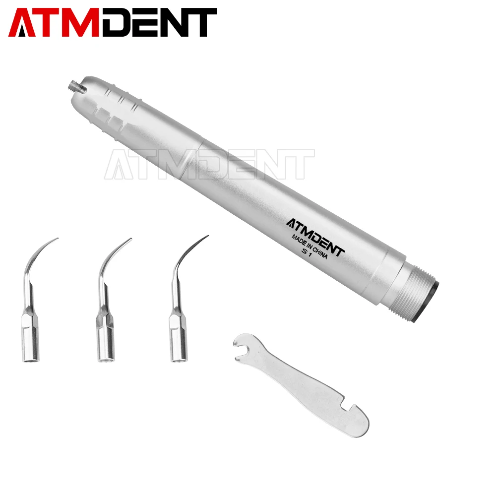 2 Gaten/4 Gaten Tandheelkundige Ultrasone Luchtscaler Handstuk 3 Tips Air Scaling Polishin Tools Tanden Whitening Cleaner