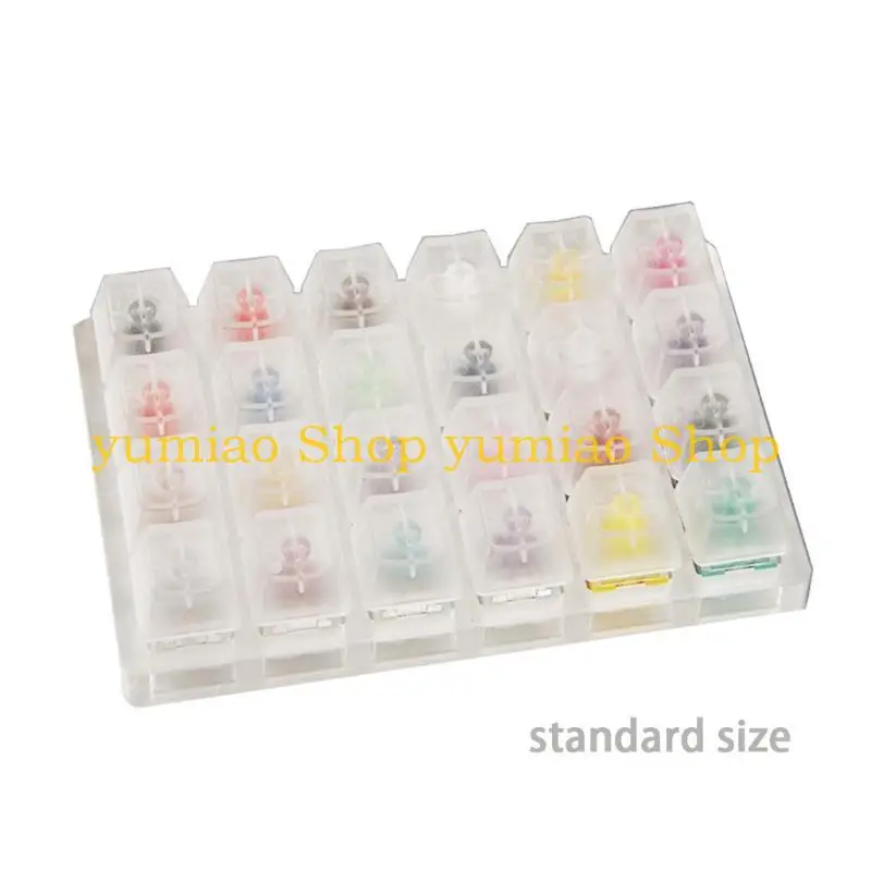 587B Cherry MX Tester per interruttori Coperchio albero Trasparente Keycap Base Tastiere meccaniche Strumento test per a