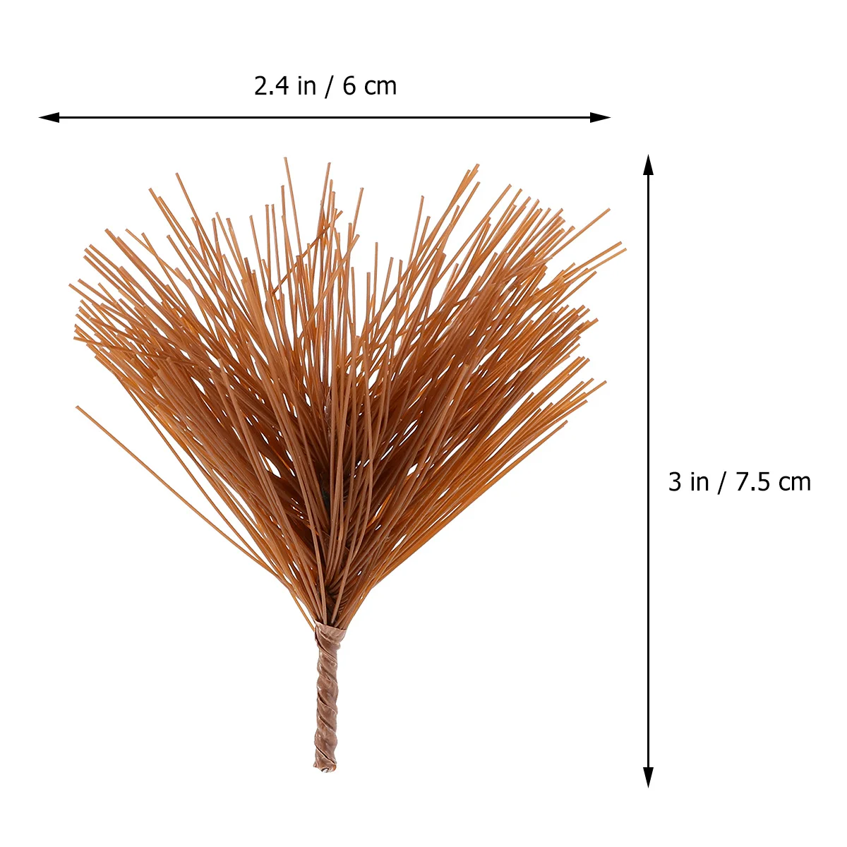 30 قطعة من فروع الصنوبر الواقعية لإبر الصنوبر الاصطناعي لعيد الميلاد خفيفة الوزن من البلاستيك ومحاكاة ملونة وديكور متعدد الاستخدامات