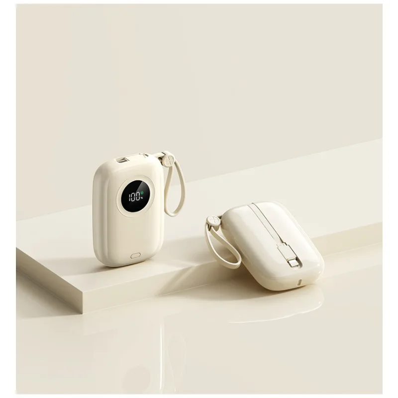 Портативное мини-зарядное устройство с цифровым дисплеем и быстрой зарядкой 22,5 Вт для Power Bank 20000 мАч