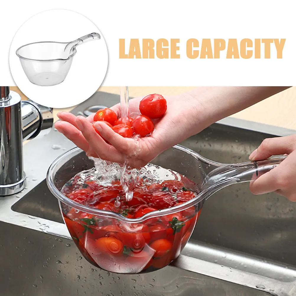 

2pcs Long Handle Plastic Water Ladle Kitchen Bath Ladle For Garden Plant Watering Scoop Reusable Household Water Spoon Tool