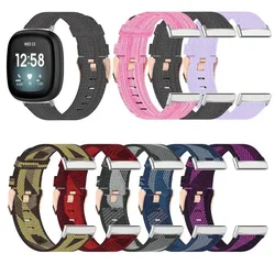 Nylon Strap For Fitbit Versa 4/ Sense 2 Band Replacement Loop Wristband For Fitbit Versa 3 / Fit bit sense Smart watch