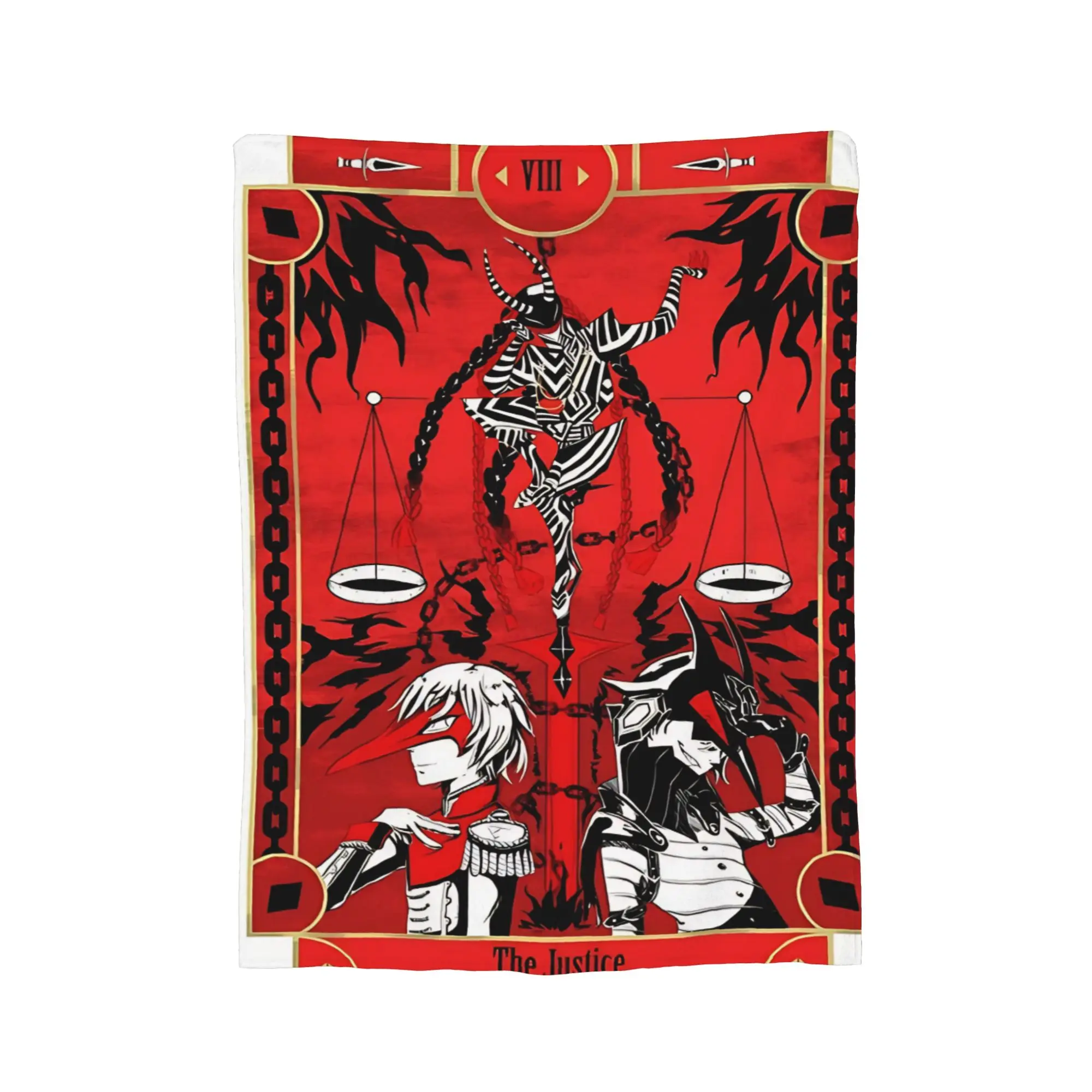 Akechi Persona Knitted Blanket   Flannel Throw Blankets Bedroom Sofa Personalised Soft Warm Bedsprea