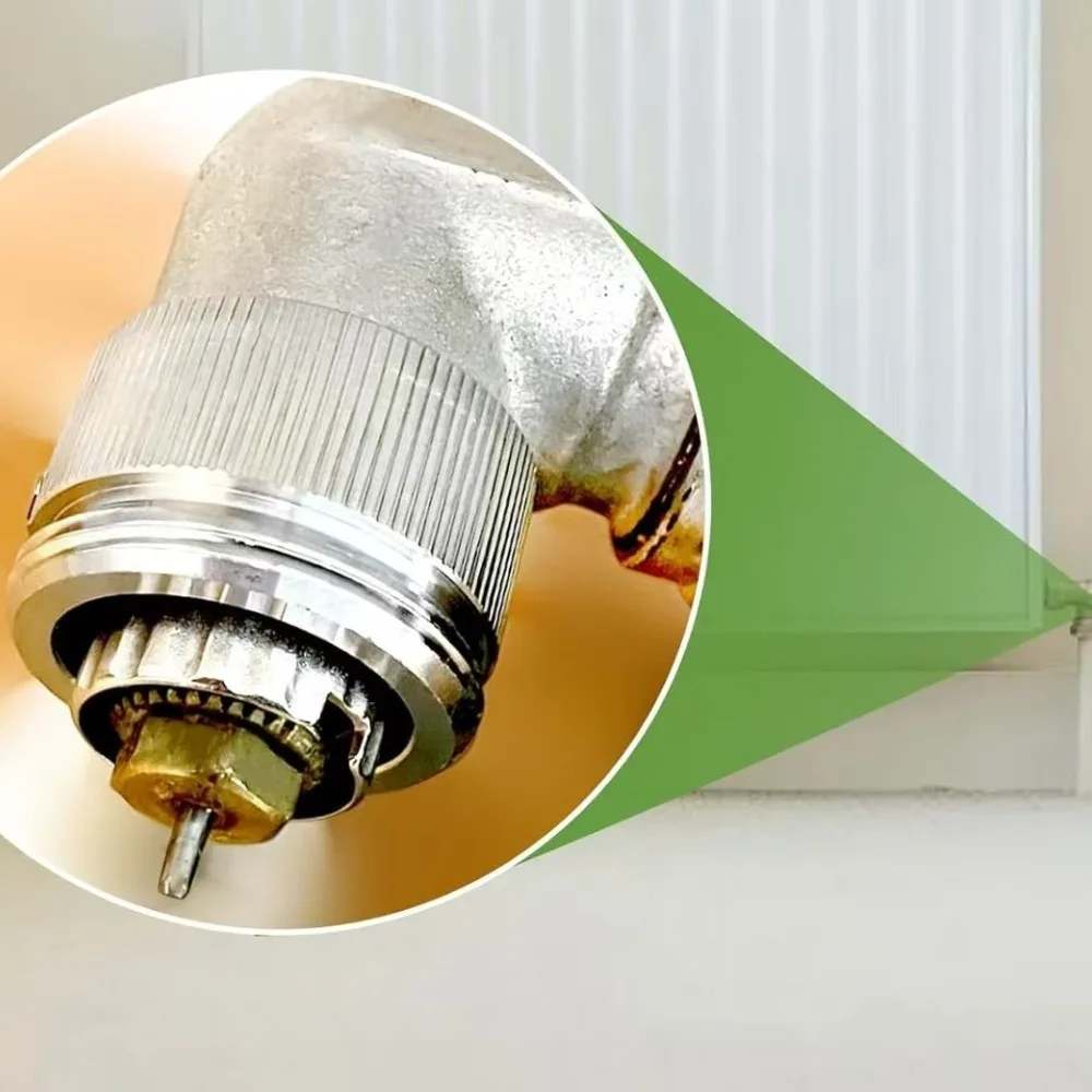 RA To M30x1.5 Radiator Valve Connector Metal Thermostat Adapter Anti Slip Surface Heating Control Fitting Retrofit Part
