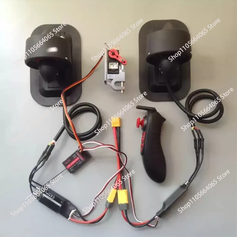 T60 Underwater Thruster 3S 12V - Differential Remote Control for Fishing Net Boat, Electric Surfboard & Kayak Modification