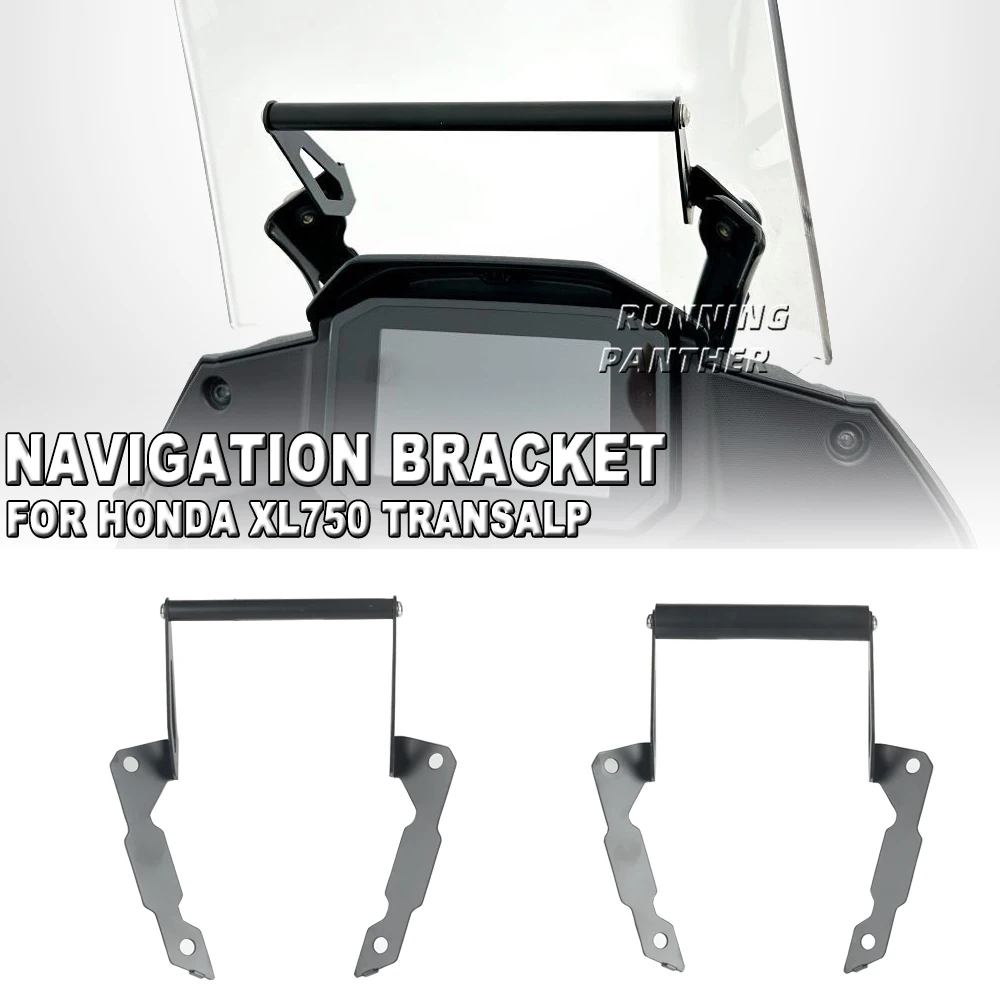 

12/22MM For Honda XL750 Transalp 2023 2024 XL 750 Motorcycle Accessories Phone Holder Stand GPS Navigation Plate Bracket