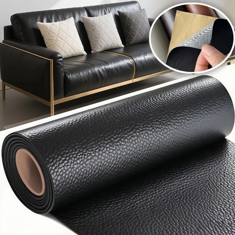 

Strong Leather Repair Patch Self Adhesive Leather Tape for Couches Seat Sofas Computer Chair Headboards Self-Stick DIY Repair