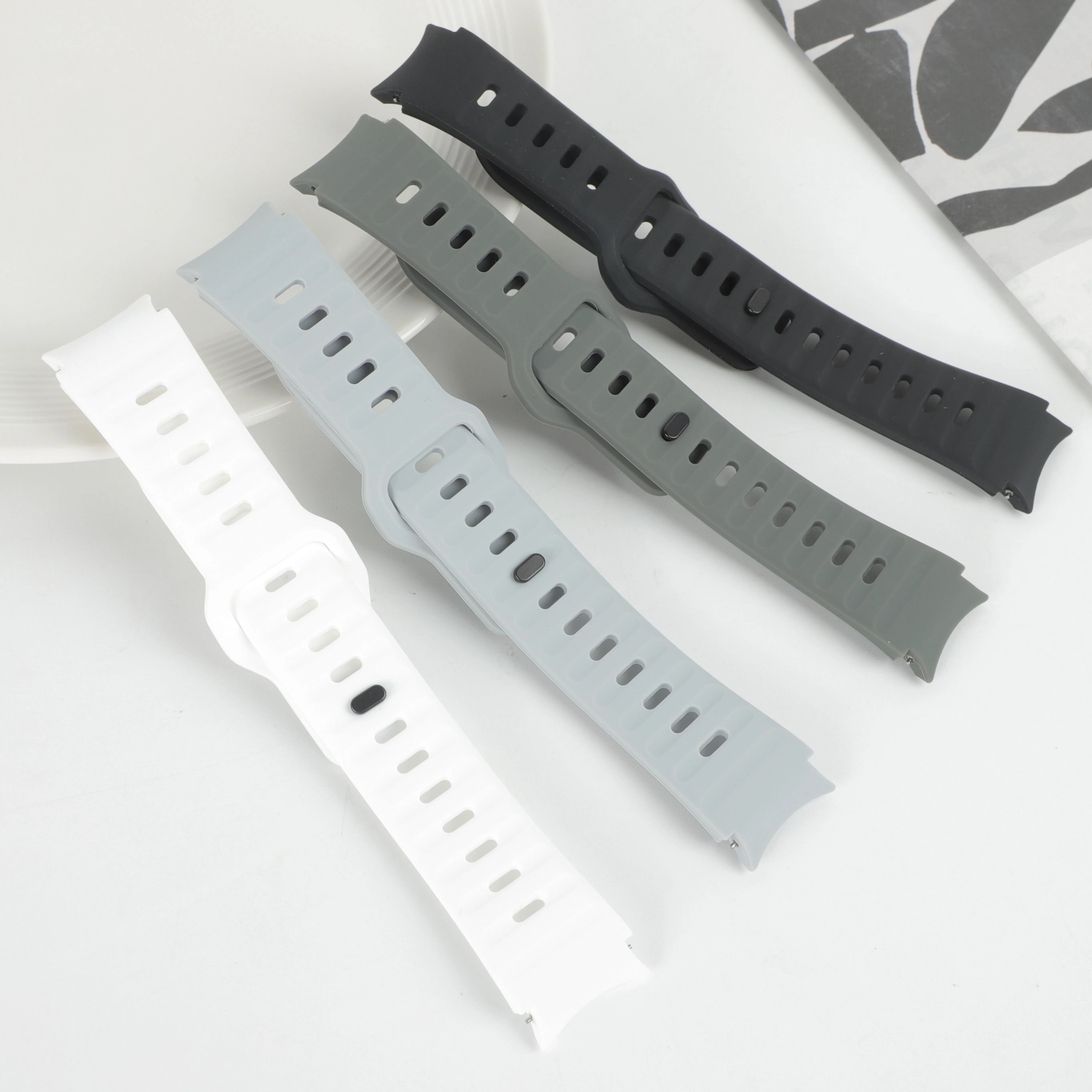 Silikonarmband für Samsung Galaxy Watch 7 FE 6 4 Classic 5 Pro 44 40 45 43 47 42 46 mm Sport Correa Armband Galaxy Watch 7 Armband