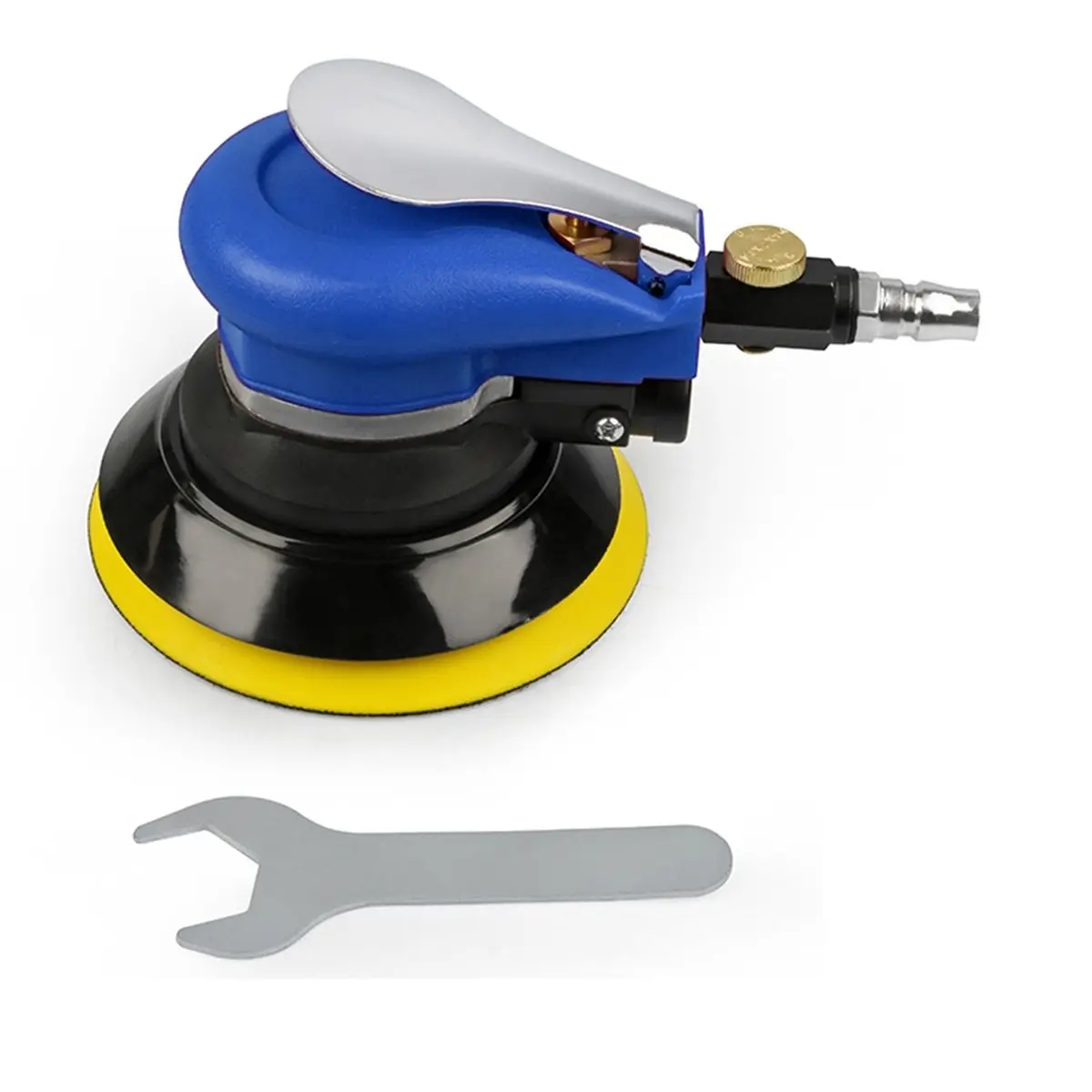 DT35BG 5Inch 125mm Pneumatic Orbital Sander Air Grinder for Car Rust Removal Mini Household Disc Sandpaper Grinder - view 4
