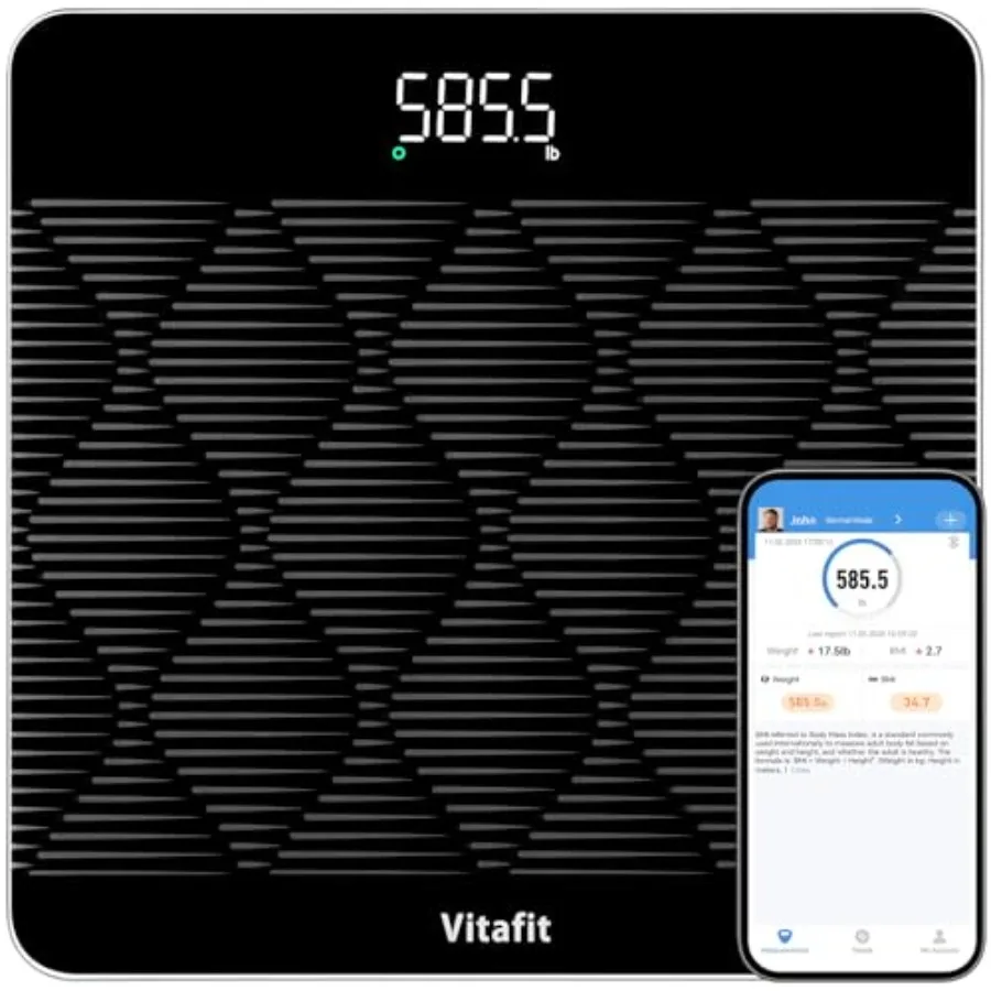 

Amazing 660lb Smart Bathroom Scale for Body Weight in 0.1lb High Accuracy Assured by Scale Professional Factory Since 2001 Larg