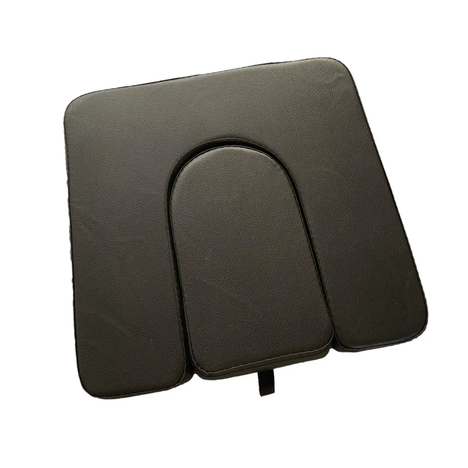 Waterproof Black Commode Chair Seat Cushion Soft PVC Padded Pad Easy Clean for Shower Toilet Chair Elderly Use