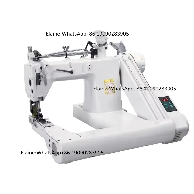 QK-928D High Speed Three-needle Thin Material Shirts Feed off the Arm Chainstitch Industrial Sewing Machine